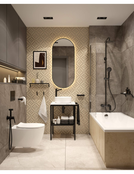 Deante stāvoša vannas istabas konsole - 56,5x50 cm CST_X50A