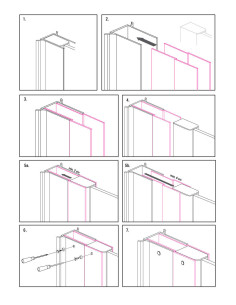 Deante Extension profils, ar montāžas piederumiem, 200 cm XKC00PC02 2
