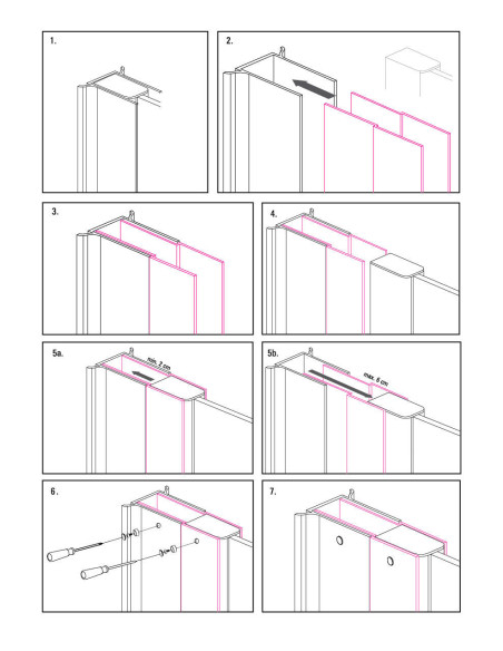 Deante Extension profils, ar montāžas piederumiem, 200 cm XKC00PC02