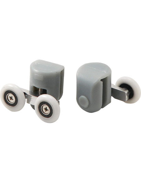 Deante augšējie rullīši, dubultie, 5 mm stiklam - FI 25 mm XKCA2RU04