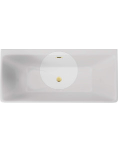 Deante piederumu komplekts, vannai - spraudnis un pārplūde KYY_Z10B 2