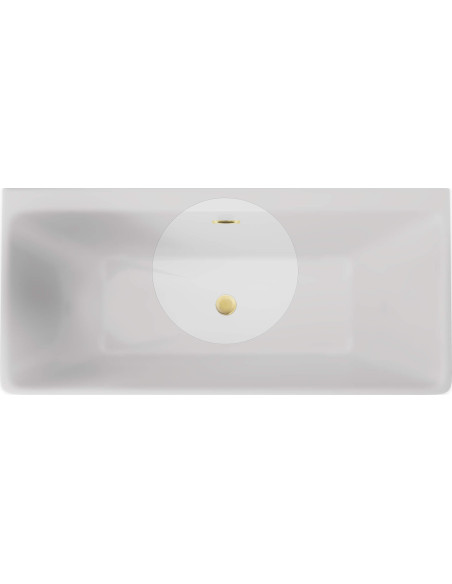 Deante piederumu komplekts, vannai - spraudnis un pārplūde KYY_Z10B