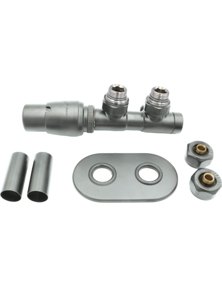 Deante termostatiskais vārsts, vannas istabas sildītājam - pa kreisi AGI_FZL1