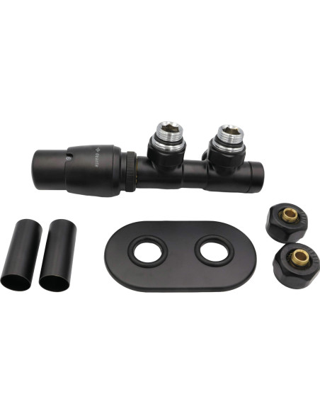 Deante termostatiskais vārsts, vannas istabas sildītājam - pa kreisi AGI_NZL1