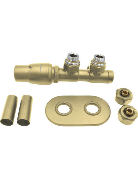 Deante termostatiskais vārsts, vannas istabas sildītājam - pa kreisi AGI_RZL1