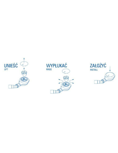 Deante Easy-Clean dušas paliktņu atkritumu komplekts, tīrīts no augšas NHC_029C