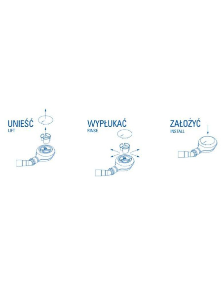 Deante Easy-Clean dušas paliktņu atkritumu komplekts, tīrīts no augšas NHC_029C