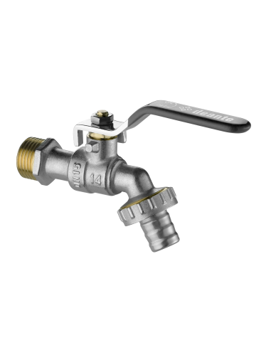 Deante lodveida krāns, dārza notekas tipa, ar adapteriem - 1/2" VFA_152L
