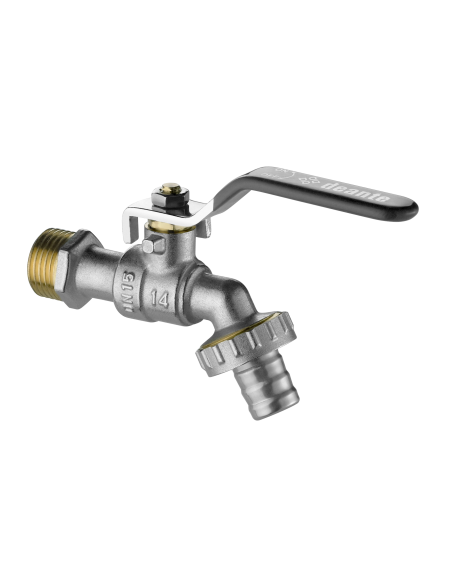 Deante lodveida krāns, dārza notekas tipa, ar adapteriem - 1/2" VFA_152L