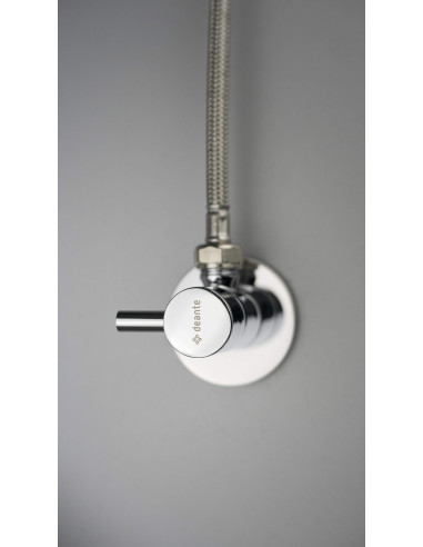 Deante Angle vārsts, ar keramikas kārtridžu, 1/2" - 3/8" - apaļš VFA_B62R