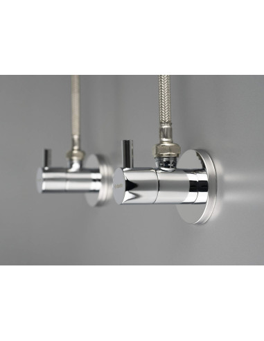 Deante Angle vārsts, ar keramikas kārtridžu, 1/2" - 3/8" - apaļš VFA_B62R