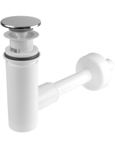 Deante Easy-Clean aizbāznis izlietnei, tīrāms no augšas, ar notekas komplektu NHC_010C