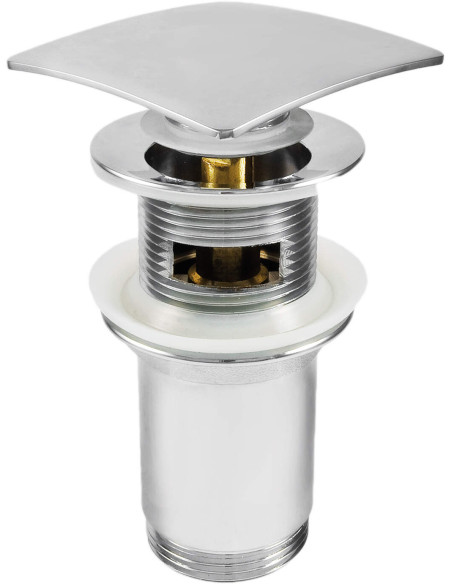 Deante Click-Clack aizbāznis izlietnei vai bidē, ar metāla uzmavu - universāls NHC_011U Deante Click-Clack aizbāznis izlietnei vai bidē, ar metāla uzmavu - universāls NHC_011U