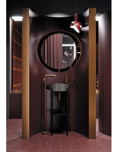 Deante izlietnes atkritumu komplekts, apaļš NHC_C31K