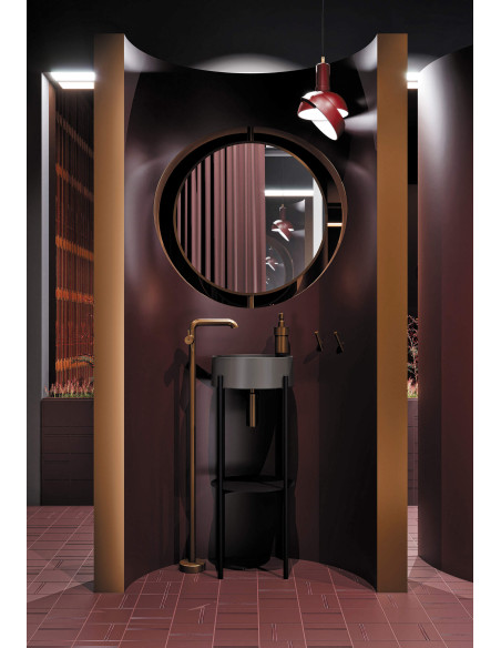 Deante izlietnes atkritumu komplekts, apaļš NHC_C31K