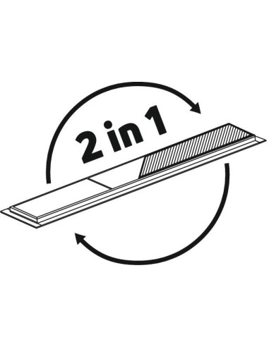 Deante Lineāra noteka, grīda, 90 cm - Reversable KOS_009D