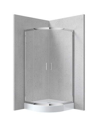 Deante Funkia dušas kabīne, pusapaļa, 90x90 cm KYP_051K