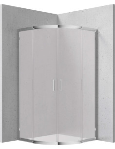 Deante Funkia dušas kabīne, pusapaļa, 90x90 cm - augstums 170 cm KYP_653K