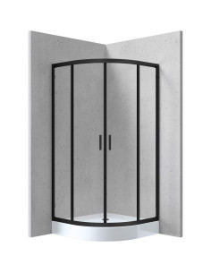 Deante Funkia dušas kabīne, pusapaļa, 90x90 cm KYP_N51K 2