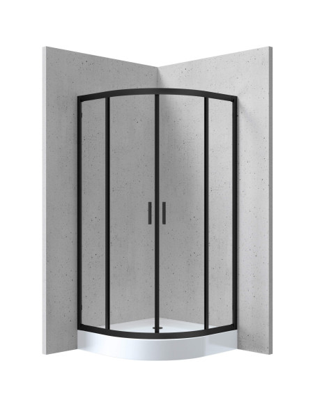 Deante Funkia dušas kabīne, pusapaļa, 90x90 cm KYP_N51K