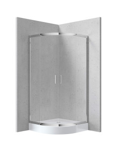 Deante Funkia dušas kabīne, pusapaļa, 80x80 cm KYP_052K 2