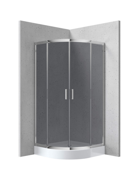 Deante Funkia dušas kabīne, pusapaļa, 80x80 cm KYP_452K