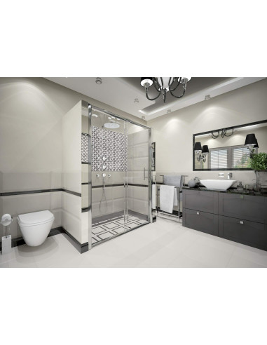 Deante Cynia dušas durvis, padziļinātas, 140 cm - bīdāmas KTC_014P