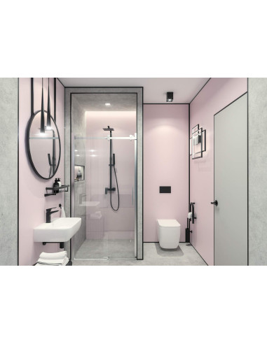 Deante Hiacynt dušas durvis, padziļinātas, 100 cm - bīdāmas KQH_010P