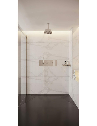 Deante Hiacynt dušas durvis, padziļinātas, 100 cm - bīdāmas KQH_010P