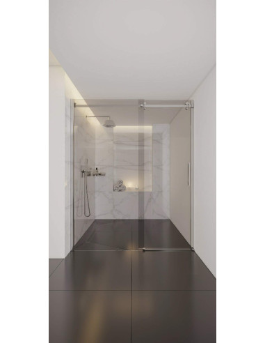 Deante Hiacynt dušas durvis, padziļinātas, 100 cm - bīdāmas KQH_010P