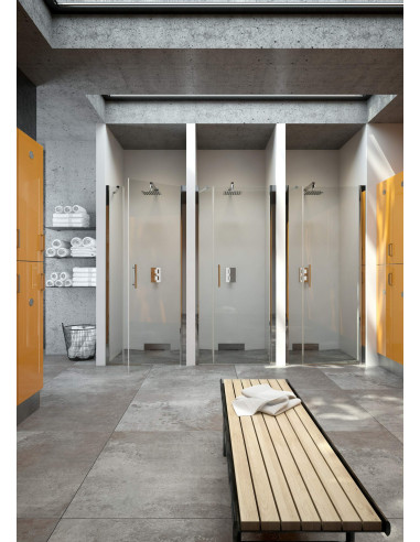 Deante Moon dušas durvis, padziļinātas, 90 cm - veramas KTM_011P