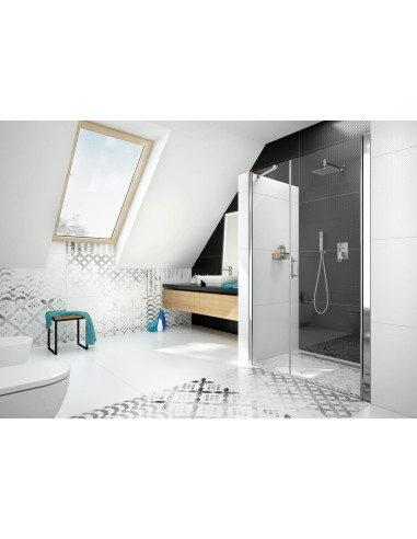 Deante Moon dušas durvis, padziļinātas, 90 cm - veramas KTM_011P