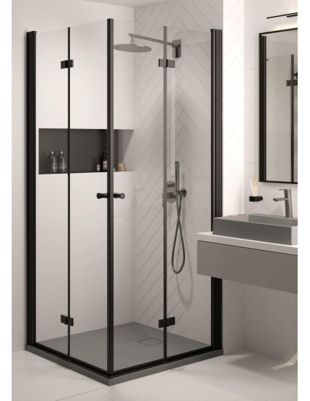 Deante Kerria Plus dušas durvis, Kerria Plus sistēma, 100 cm - salokāmas KTSXN43P