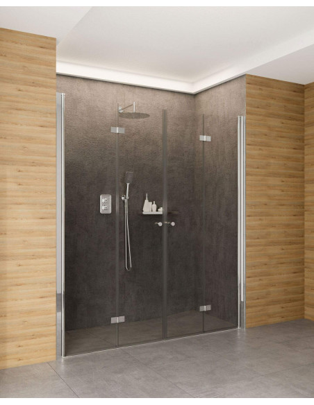 Deante Kerria Plus dušas durvis, Kerria Plus sistēma, 100 cm - salokāmas KTSX043P