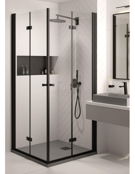 Deante Kerria Plus dušas durvis, Kerria Plus sistēma, 80 cm - salokāmas KTSXN42P