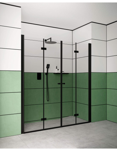 Deante Kerria Plus dušas durvis, Kerria Plus sistēma, 80 cm - salokāmas KTSXN42P