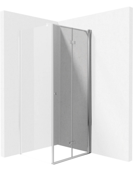 Deante Kerria Plus dušas durvis, Kerria Plus sistēma, 70 cm - salokāmas KTSX047P