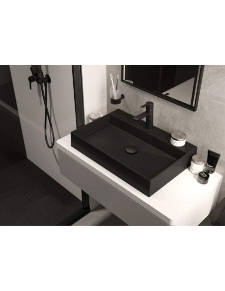 Deante Correo Granite dušas paliktnis, taisnstūrveida, 100x80 cm KQR_N46B