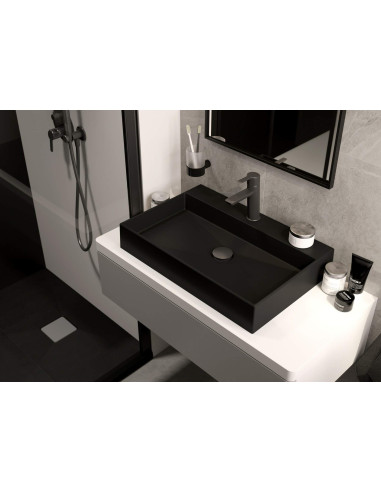 Deante Correo Granite dušas paliktnis, taisnstūrveida, 100x80 cm KQR_N46B