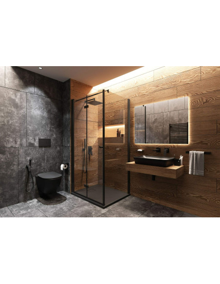 Deante Correo Granite dušas paliktnis, kvadrātveida, 90x90 cm KQR_T41B