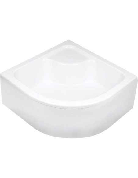 Deante Deep Acrylic dušas paliktnis, pusapaļa, 80x80 cm - dziļa KTD_042B