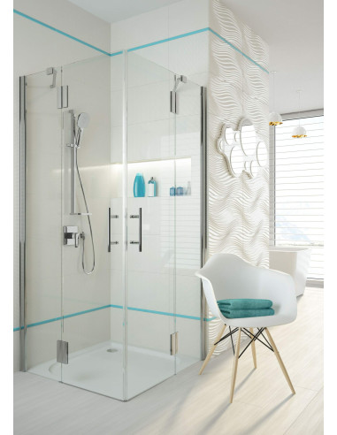 Deante Cubic akrila dušas paliktnis, kvadrātveida, 90x90 cm KTK_041B