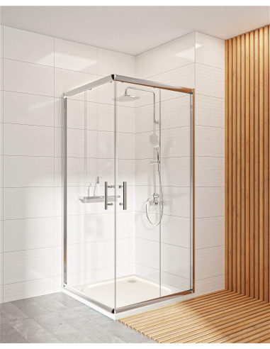 Deante Cubic akrila dušas paliktnis, kvadrātveida, 90x90 cm KTK_041B