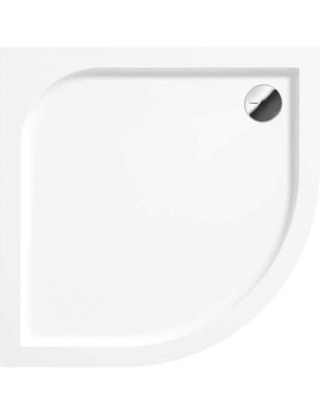 Deante Cubic akrila dušas paliktnis, pusapaļš, 80x80 cm KTK_052B