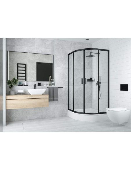 Deante Plus II Akrila dušas paliktnis, pusapaļa, 90 cm KTU_031B Deante Plus II Akrila dušas paliktnis, pusapaļa, 90 cm KTU_031B