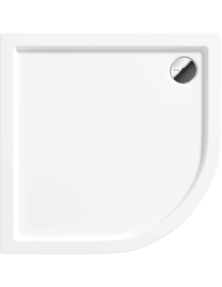 Deante Jasmin Plus Acrylic dušas paliktnis, pusapaļa, 90 cm KTJ_053B