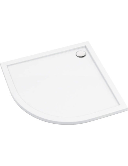 Deante Prizma Acrylic dušas paliktnis, pusapaļa, 90 cm KTJ_093B