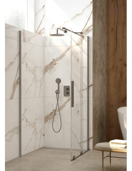 Deante Prizma Dušas siena, ieejama, 90 cm - bīdāma KTJ_D39R
