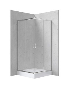 Deante Funkia Dušas kabīne, kvadrātveida, 90 cm KYC_041K 2