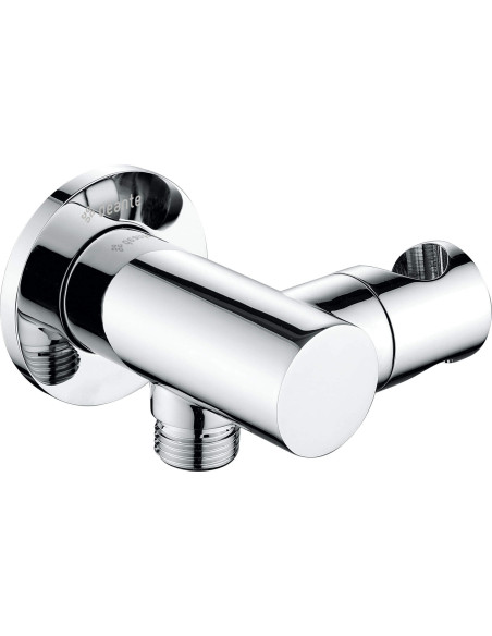 Deante Cascada Leņķa šļūtenes savienotājs, apaļš, ar Rokas dušas turētājs NAC_057K